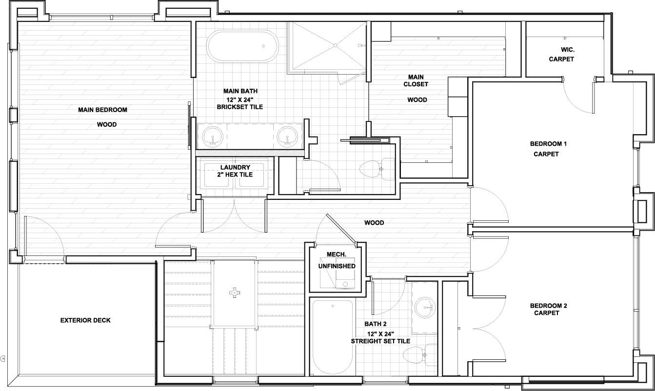 bedroom level Floor plan 2026